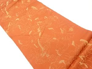 リサイクル　古代人物模様織出しリバーシブル全通袋帯